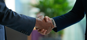 Business broker handshake